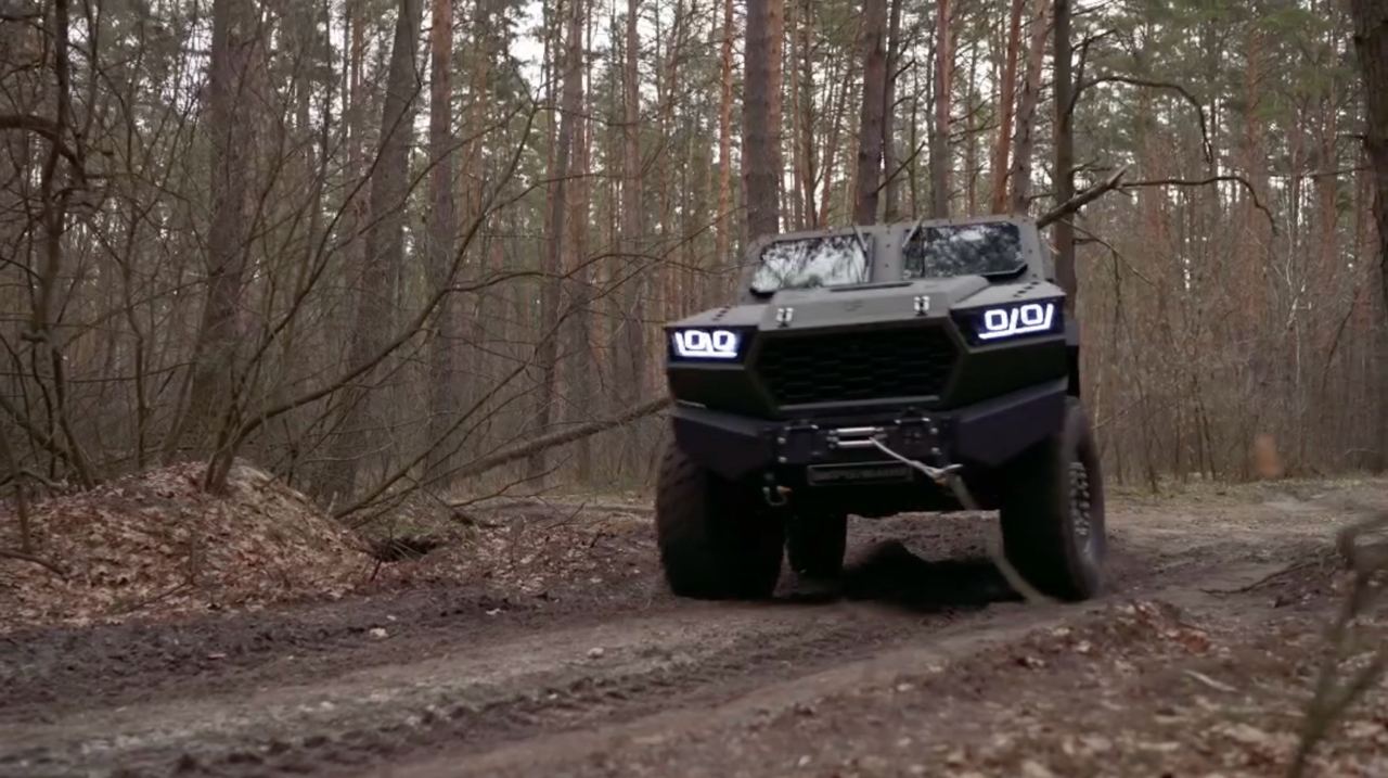 Украинската компания Inguar представи новия MRAP собствено производство.