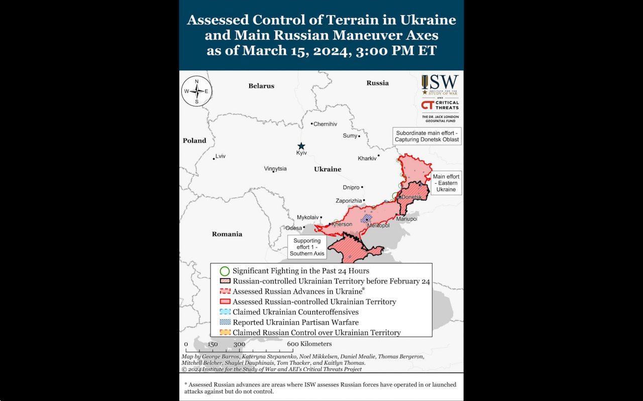 Окупаторите се опитват да поддържат темпото на офанзивата в Източна Украйна – ISW