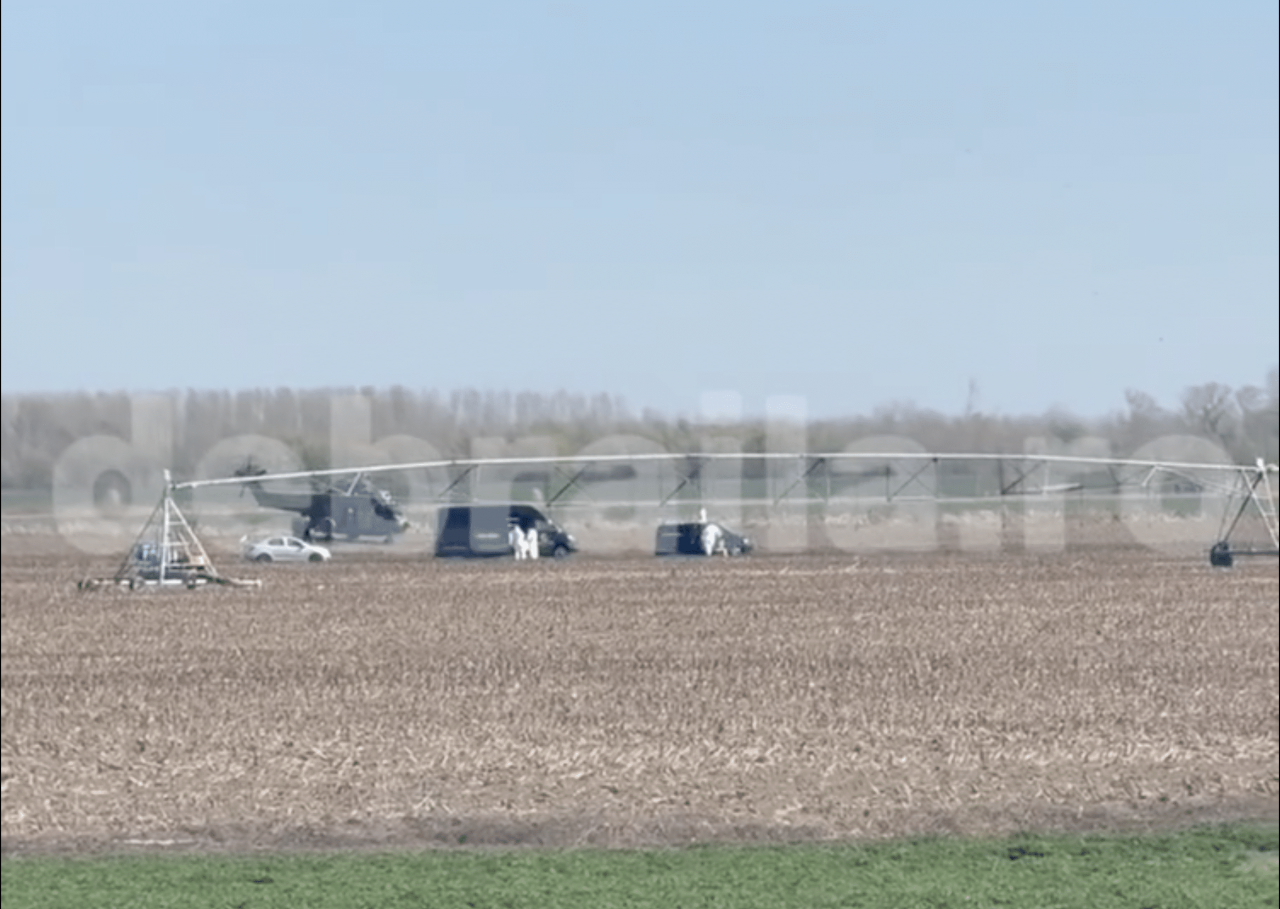 Румънското министерство на отбраната съобщи, че във ферма близо до границата с Украйна са открити фрагменти от дрон