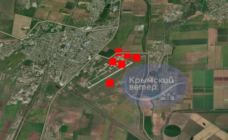 Мощни експлозии се чуха в района на военното летище в Джанкой (Крим), след което започна мащабен пожар с детонация, – руски медии. Керченският мост беше затворен за час.