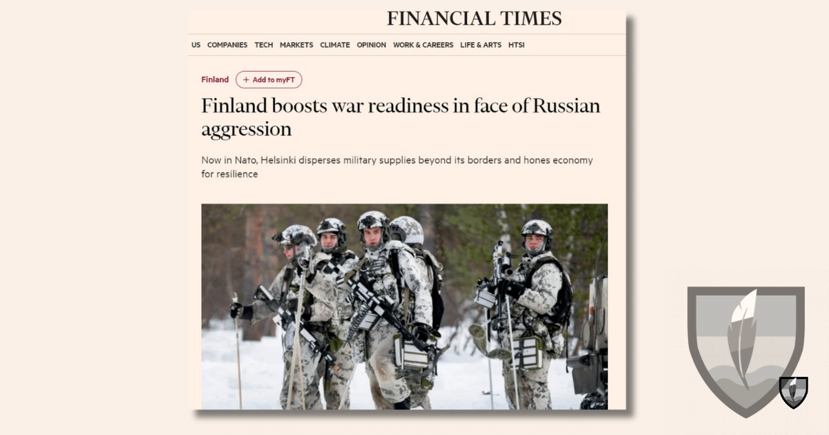 Финландия повишава бойната готовност пред лицето на руската агресия – FT