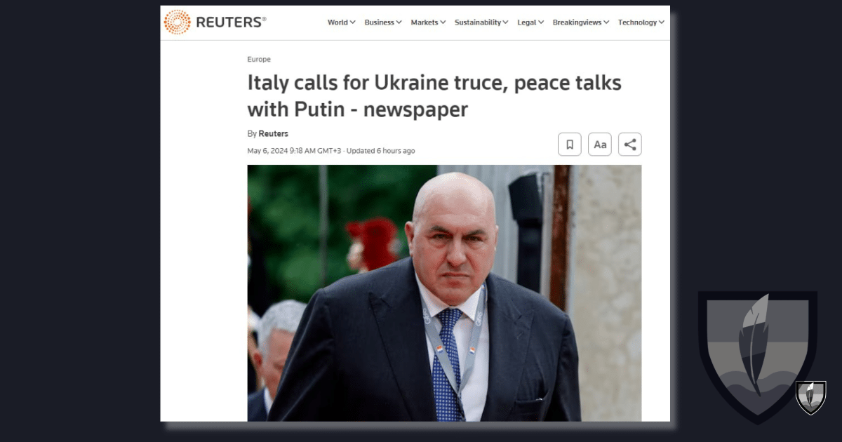 Италия призова за примирие в Украйна и мирни преговори с Путин