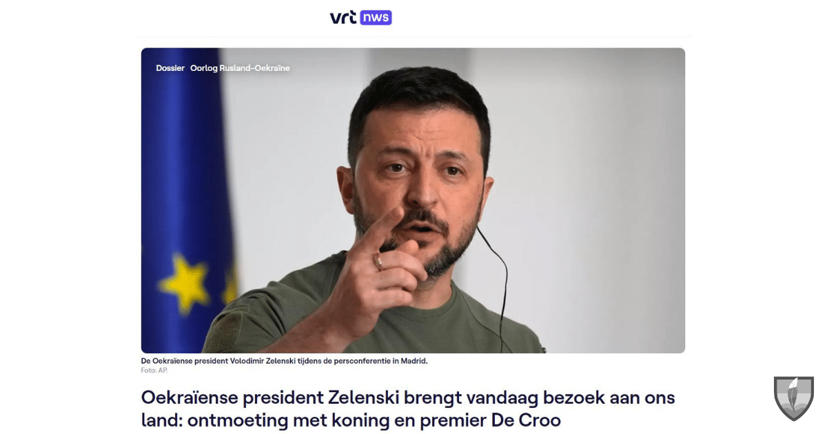  Зеленски ще посети Белгия днес, където ще подпише споразумение за сигурност – VRT