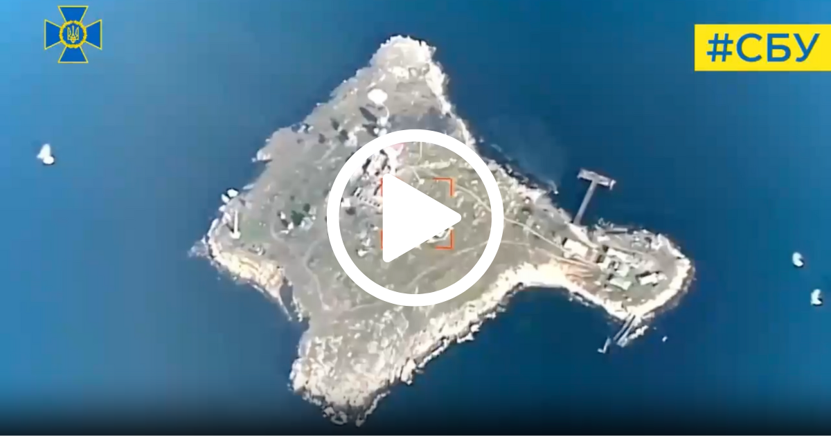 Освобождаването на остров Змийни: уникални кадри на военнослужещи от ВСУ