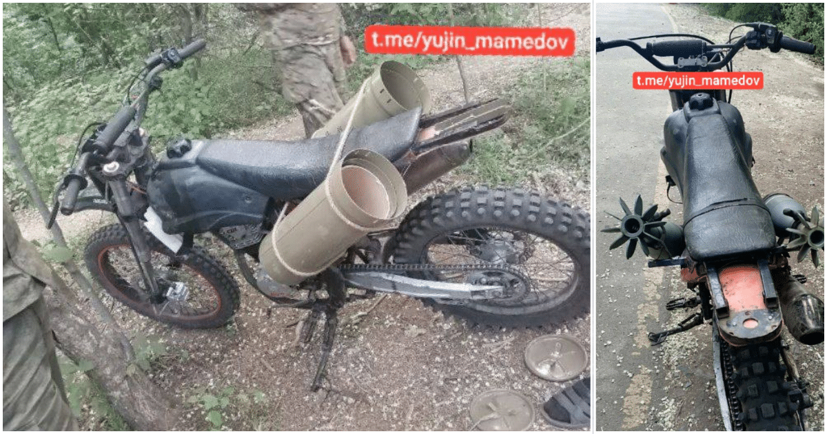 Руснаците, задъхващи се поради трудната логистика, причинена от постоянните атаки на украински дронове, започнаха да транспортират 120-мм мини с мотоциклети вместо с камиони