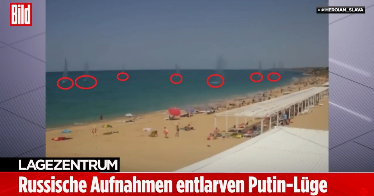 Плажът в Севастопол не е бил обект на ракетна атака – Bild