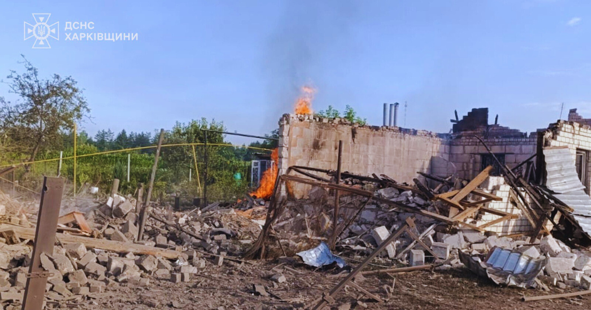 Четирима ранени и разрушена цивилна инфраструктура: последствията от вражеския обстрел в Харкивска област