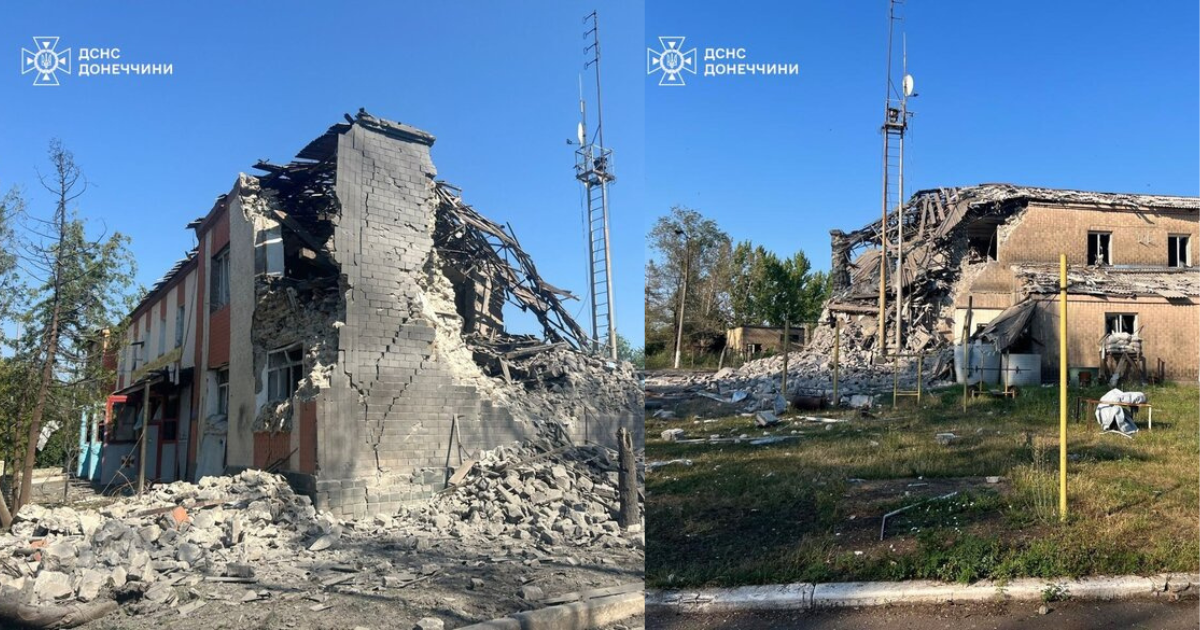В Торецк, Донецка област, окупаторите унищожиха местната пожарна и спасителна служба
