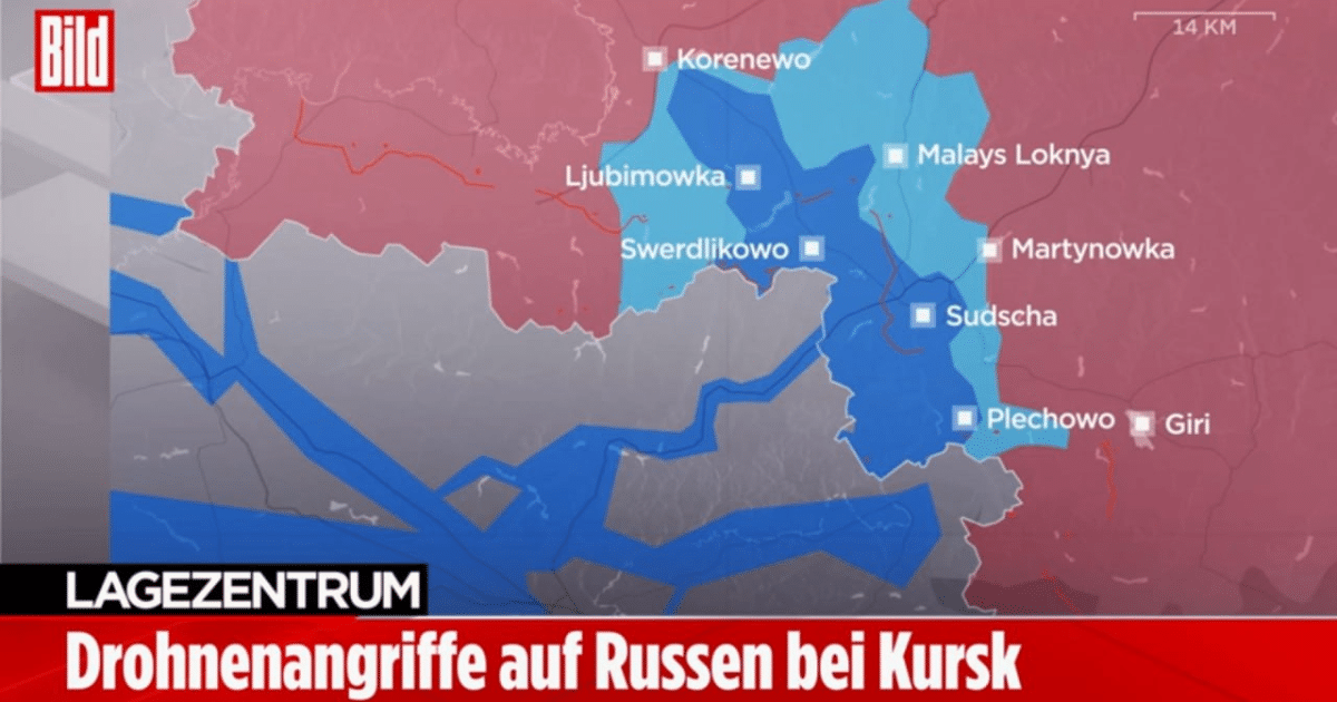 Районът на присъствие на украинските въоръжени сили в Курска област се увеличава, – Bild