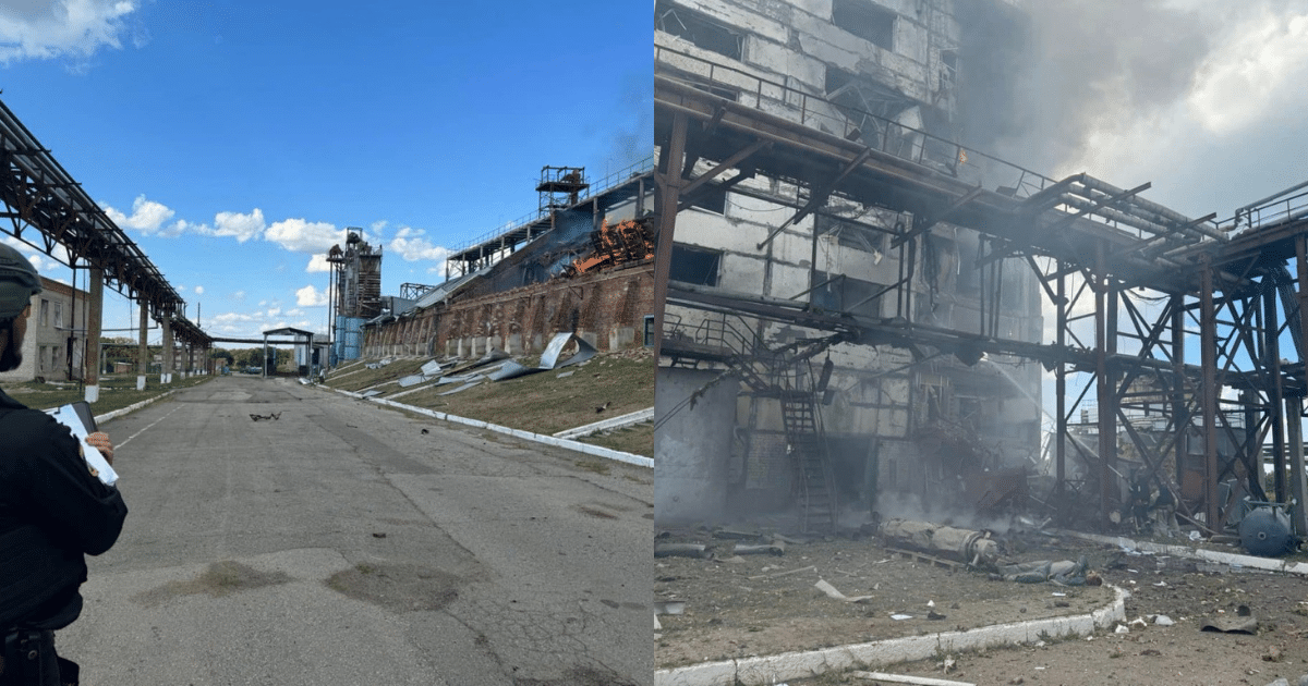 В Харковска област окупаторите хвърлиха пет бомби върху маслозавод