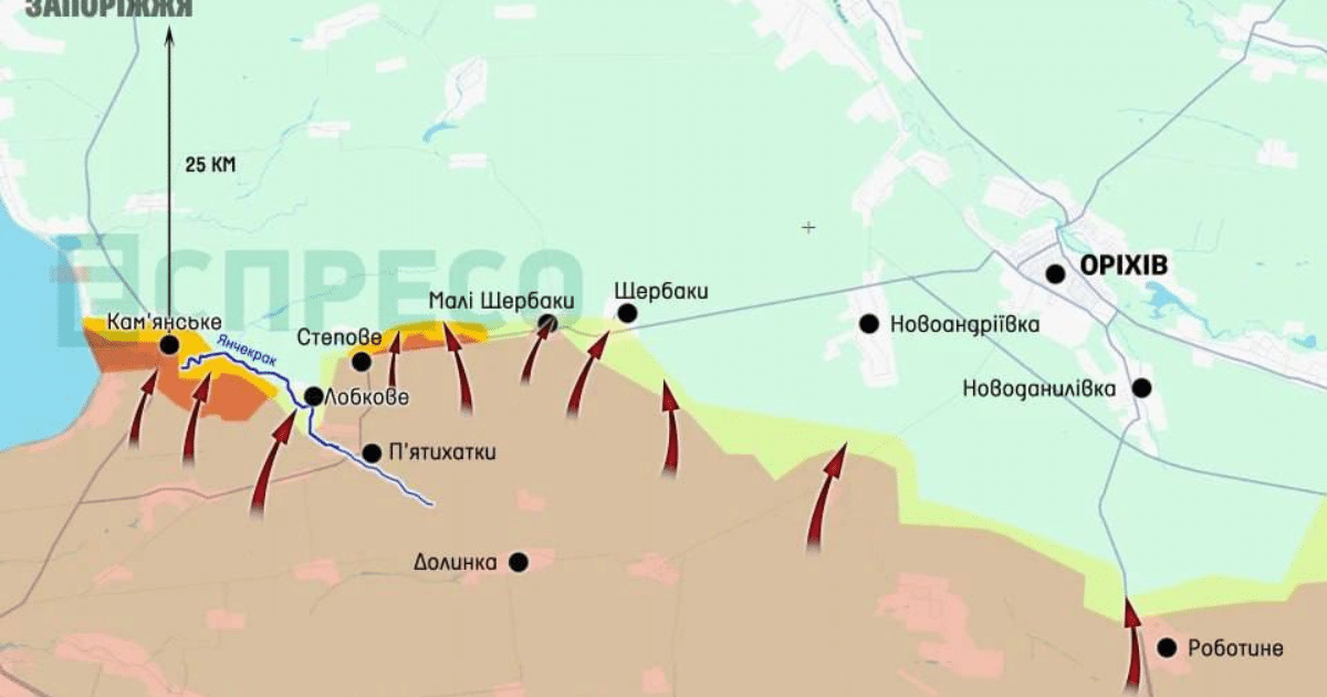Руските сили предприеха най-мащабното настъпление по цялата фронтова линия в Запорожка област от три години насам