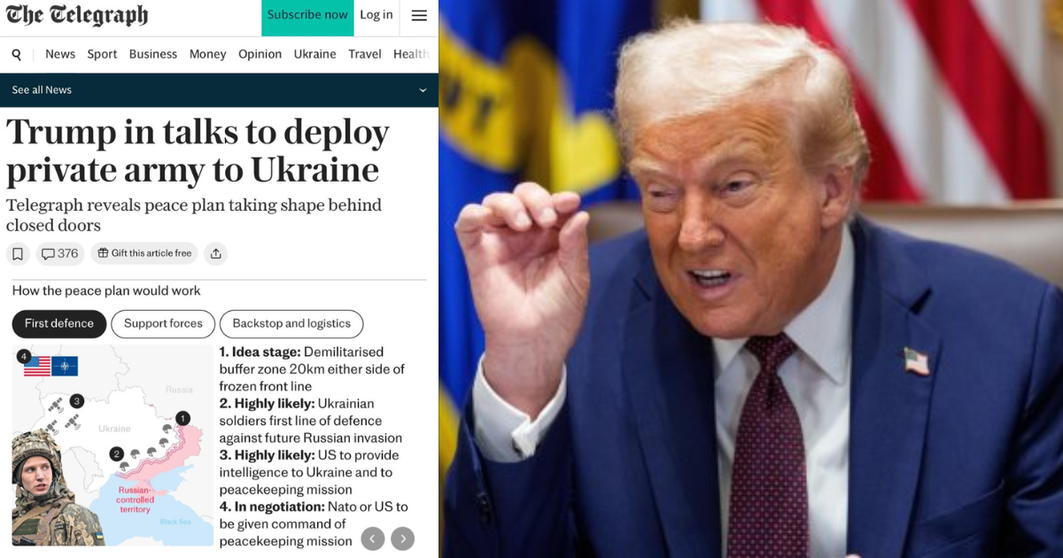След обявяването на примирие в Украйна там може да бъдат разположени американски частни военни компании – The Telegraph 