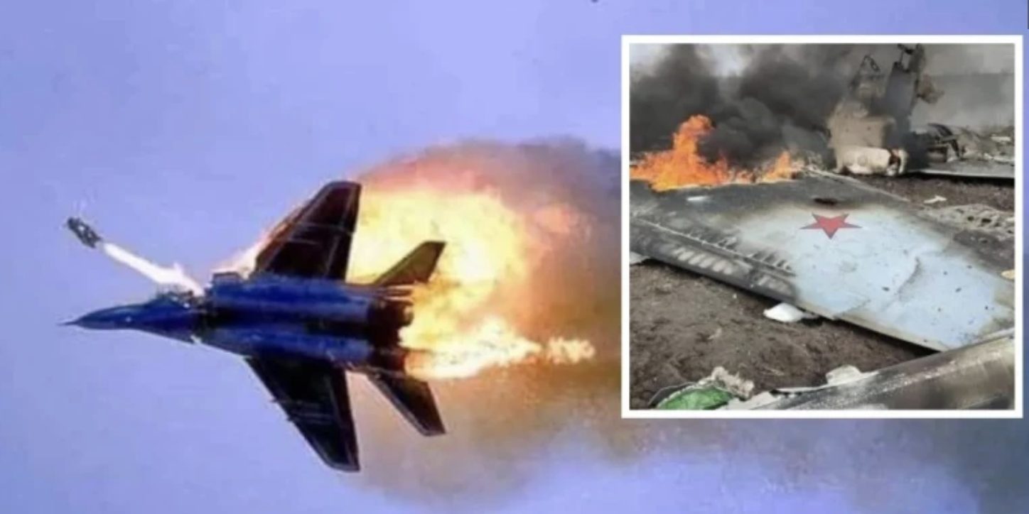 Свален руски Су-34 край Запорожие!
