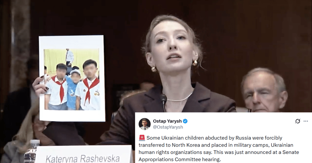 Отвлечени украински деца са били транспортирани от Русия в Северна Корея и настанени във военни лагери