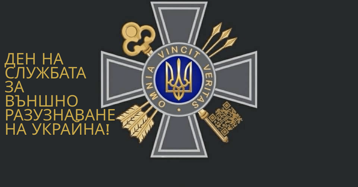 Ден на Службата за външно разузнаване на Украйна!