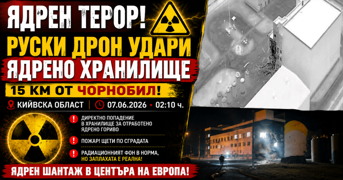 РУСКИ ДРОН УДАРИ ЯДРЕНО ХРАНИЛИЩЕ